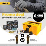 Promo deal Mirka Spotrepairkit met Galaxy en de Mirka 325 of 350