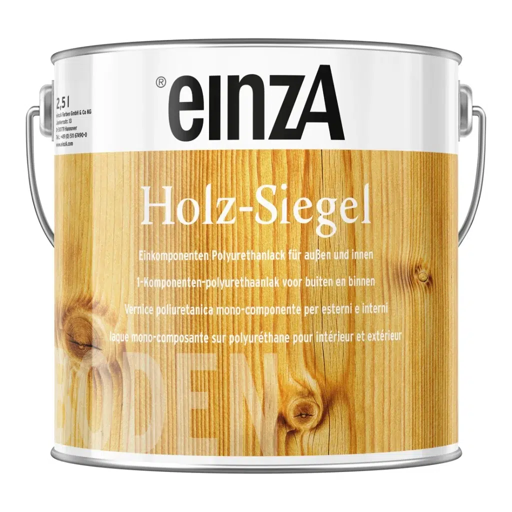 einzA Holz-Siegel Hoogglans - Glanzend - Kleurloos - Farblos - 0.75 liter