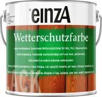 EinzA Wetterschutzfarbe - Beits op kleur voor buiten - Houtverf