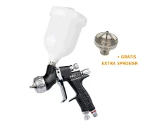 DeVilbiss PROLite Carbon Spuitpistool + gratis extra sproeier